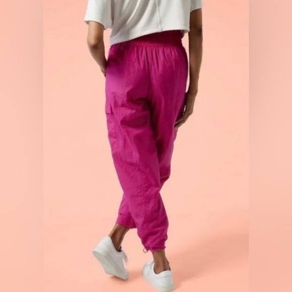 Athleta × Alicia Keys High Waist Utility Pant Windbreaker Double Layer Cargo 8 - Picture 3 of 16